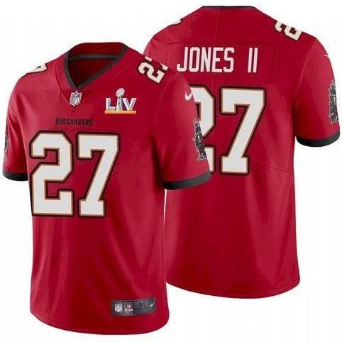 Men Tampa Bay Buccaneers 27 Ronald Jones II Nike Red Super Bowl LV Limited NFL Jersey